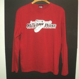 Old Navy Longhorn Larry's Meat Palace Top Men's M Top Red El Centro, Az